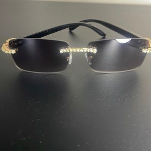 Black with bling sunglasses